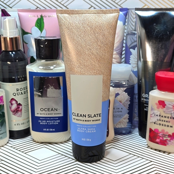 Bath and Bodyworks Mens Clean Slate Ultra Shea Body Cream 8oz - Picture 1 of 4